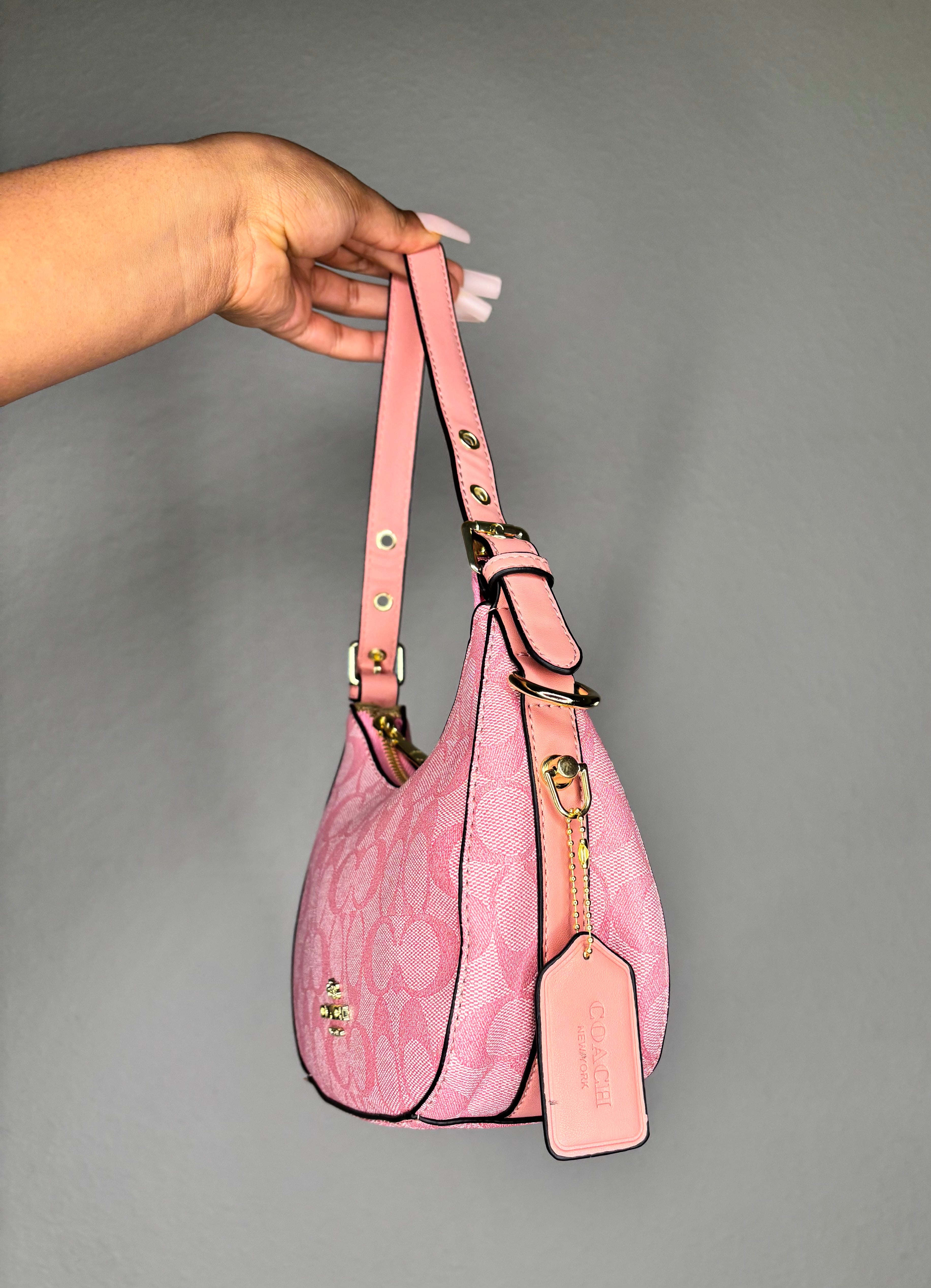 Pink Hobo Bag