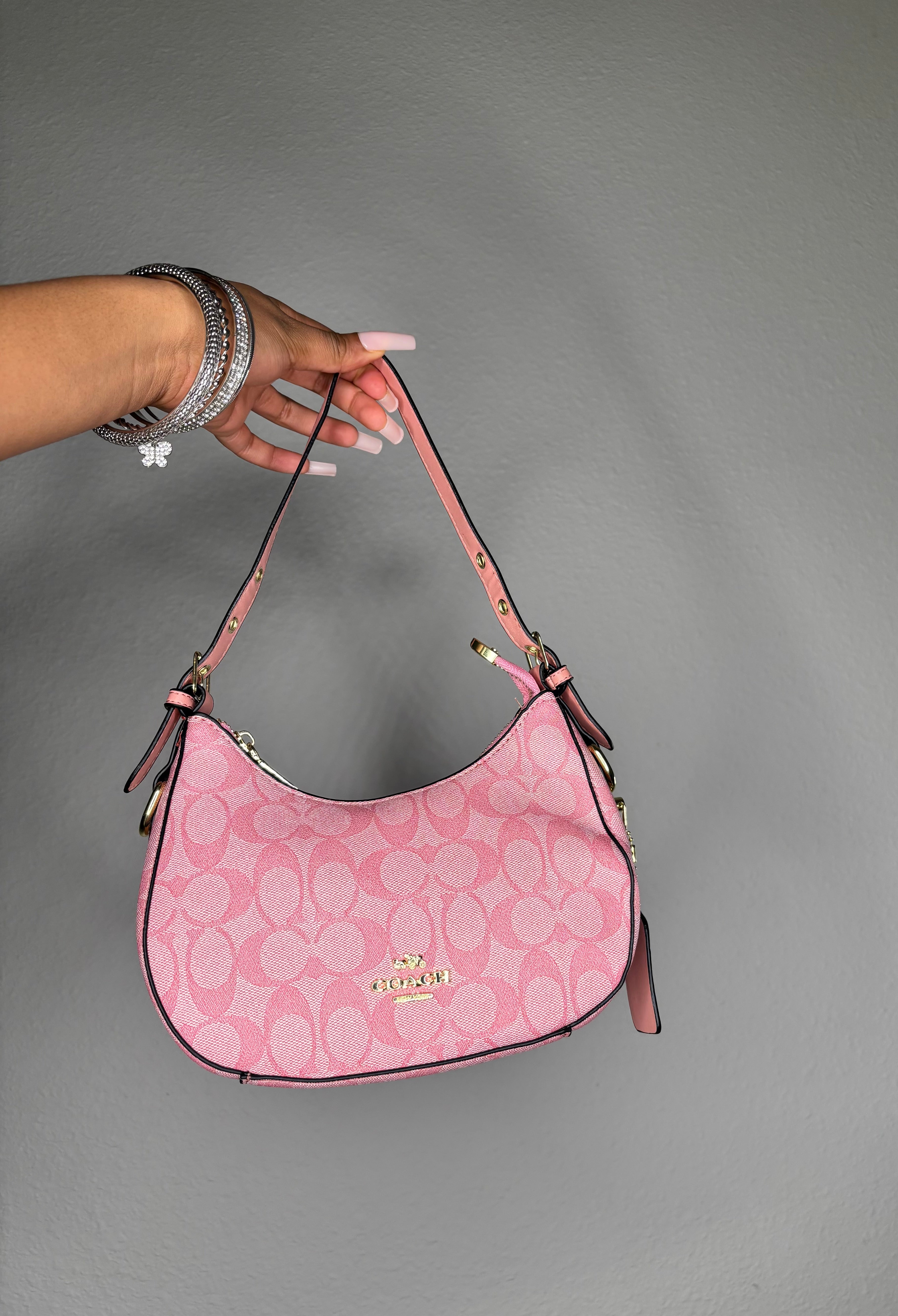 Pink Hobo Bag